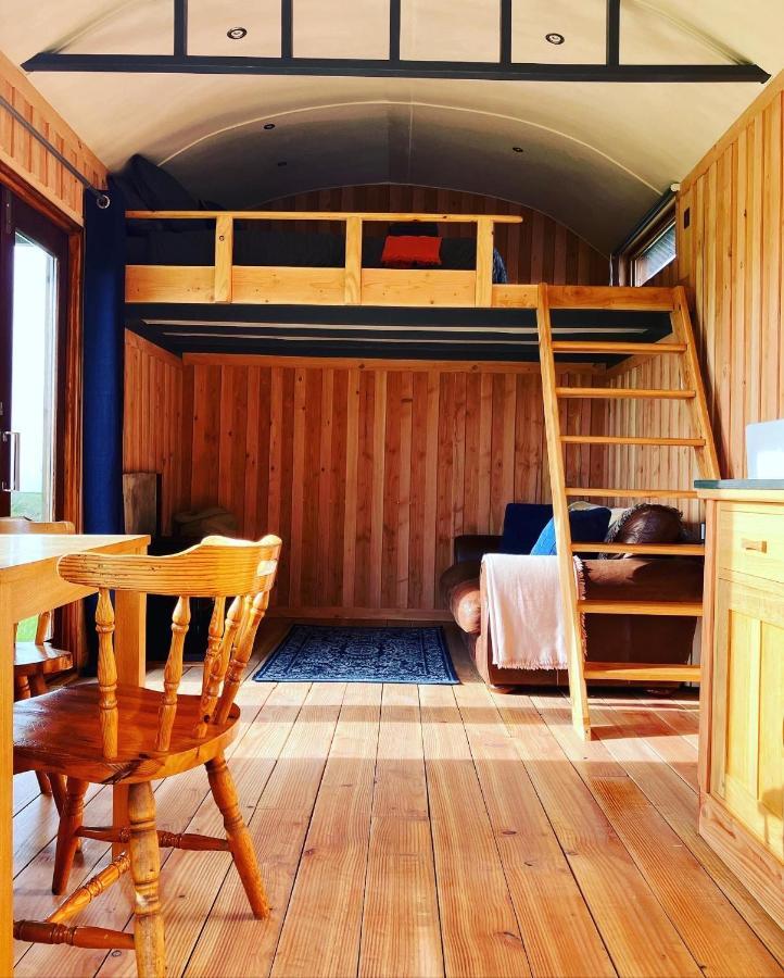 הארטלנד Shepherds Hut In A Private Meadow With Sea Views מראה חיצוני תמונה